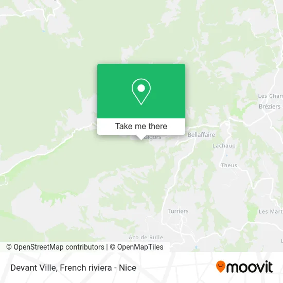 Devant Ville map