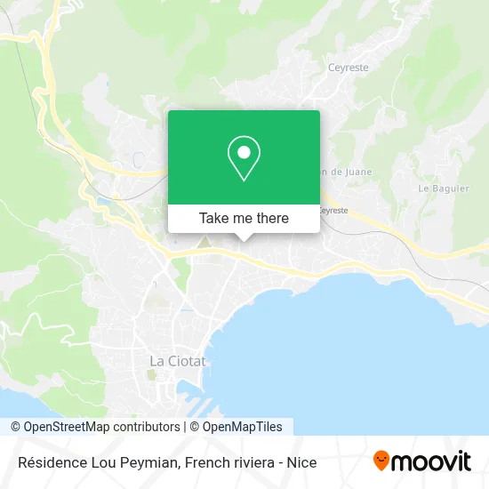 Résidence Lou Peymian map