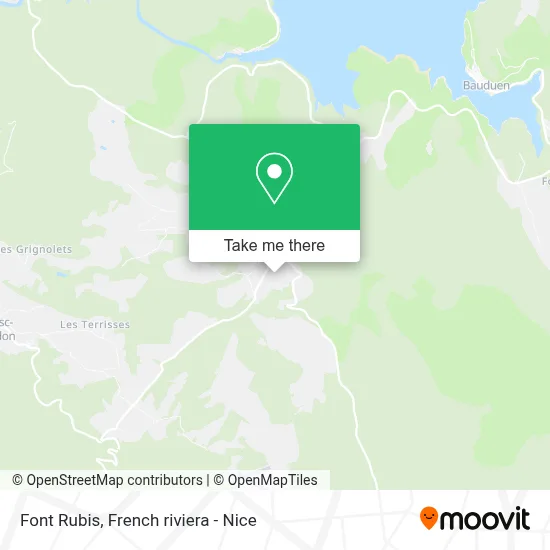 Font Rubis map