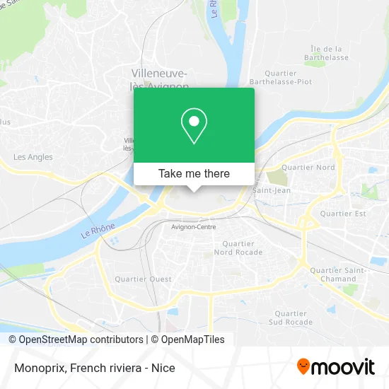 Monoprix map