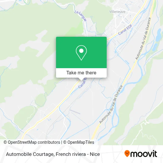 Automobile Courtage map