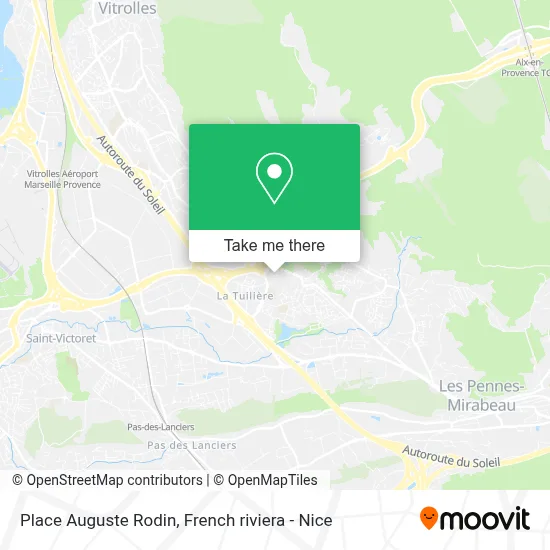 Place Auguste Rodin map