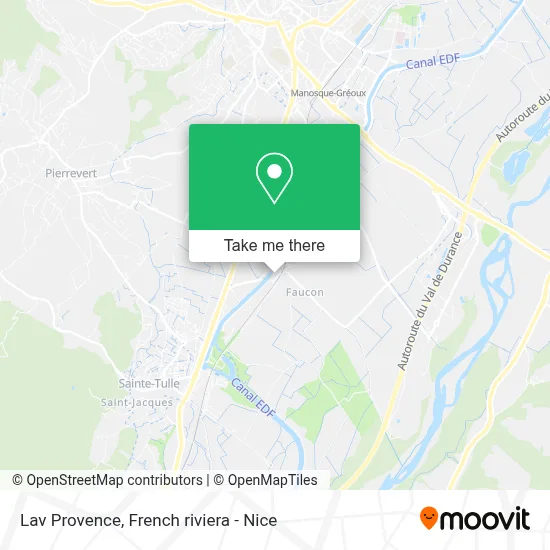 Lav Provence map
