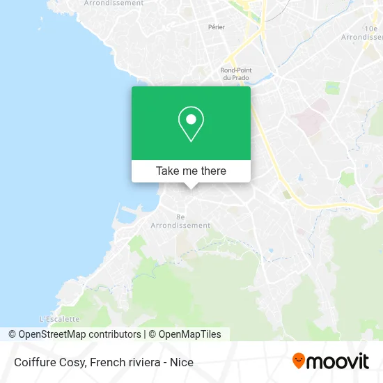 Coiffure Cosy map