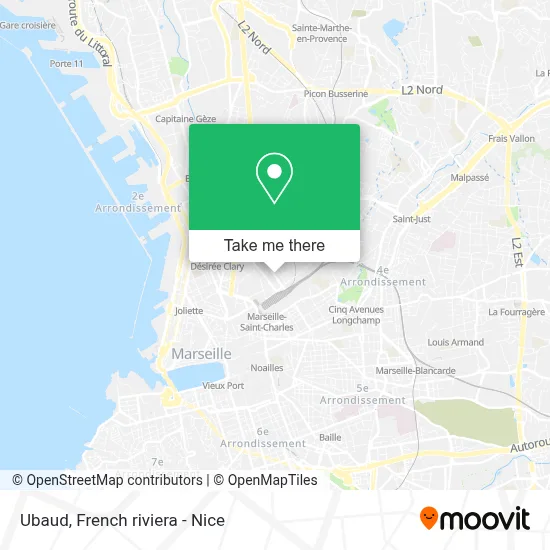 Ubaud map