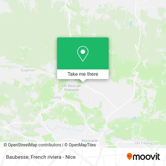 Baubesse map