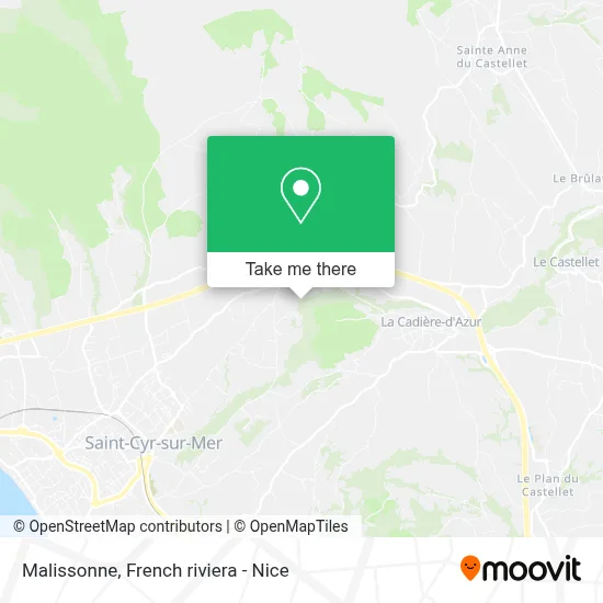 Malissonne map
