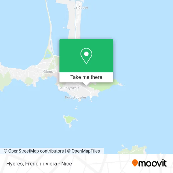 Hyeres map