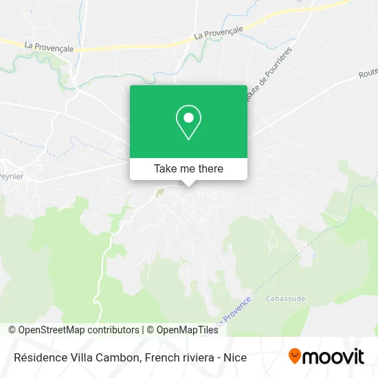 Résidence Villa Cambon map