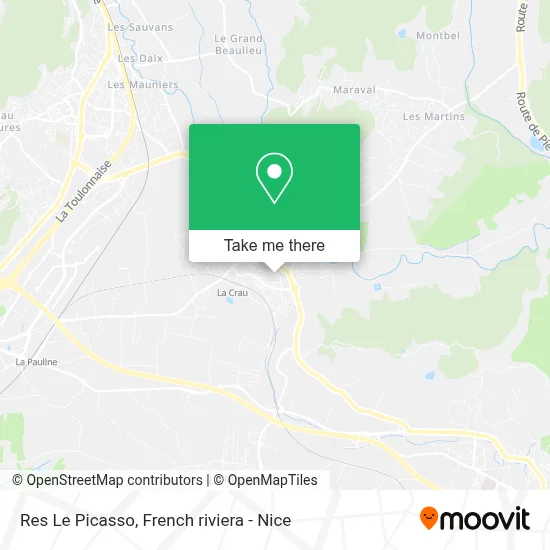 Res Le Picasso map