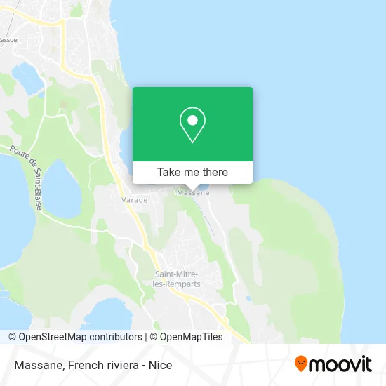 Massane map