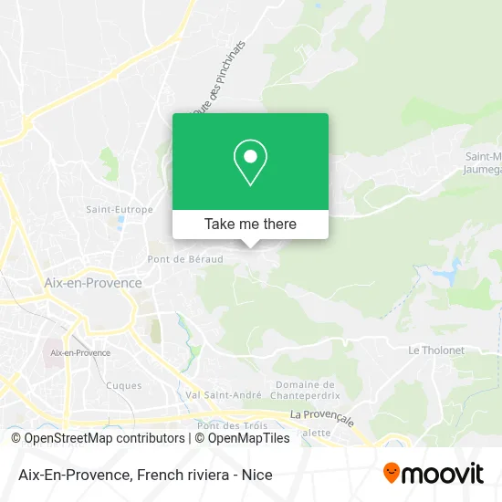 Aix-En-Provence map