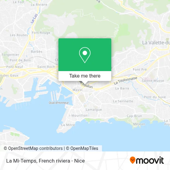 La Mi-Temps map