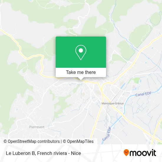 Le Luberon B map
