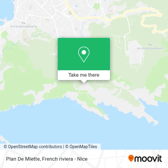 Plan De Miette map