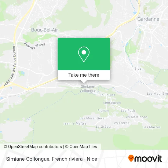 Simiane-Collongue map
