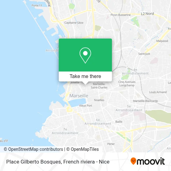 Place Gilberto Bosques map