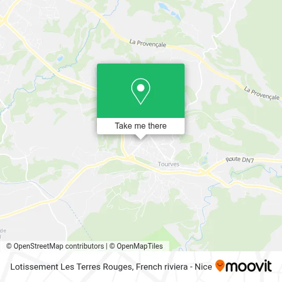 Lotissement Les Terres Rouges map