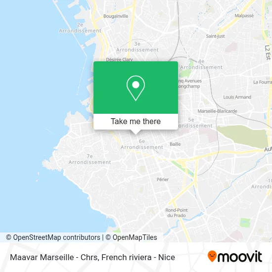 Maavar Marseille - Chrs map