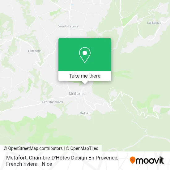 Metafort, Chambre D'Hôtes Design En Provence map