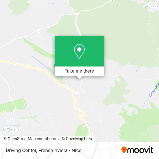 Driving Center map