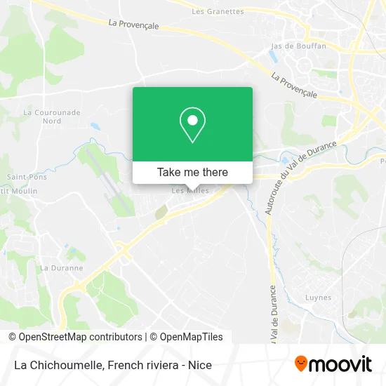 La Chichoumelle map