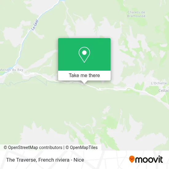 La Traverse map