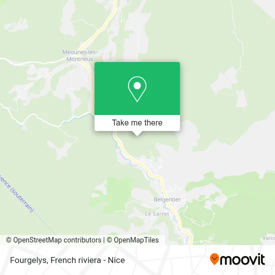 Fourgelys map