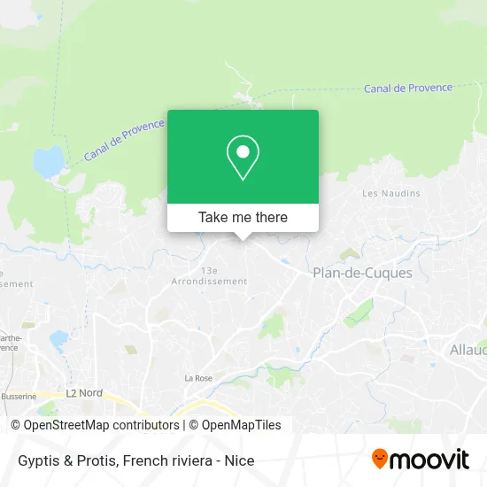 Gyptis & Protis map