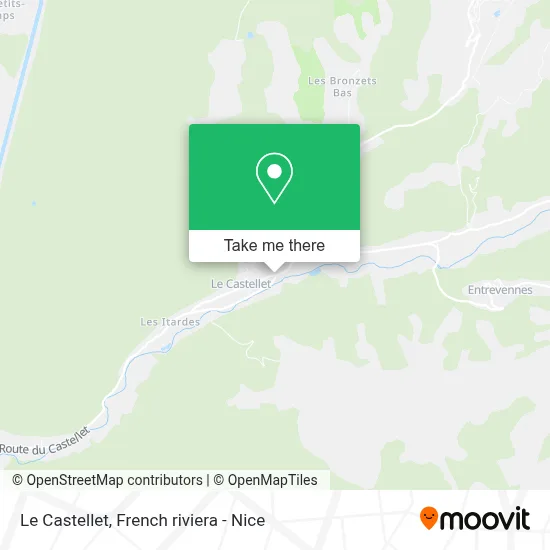 Le Castellet map