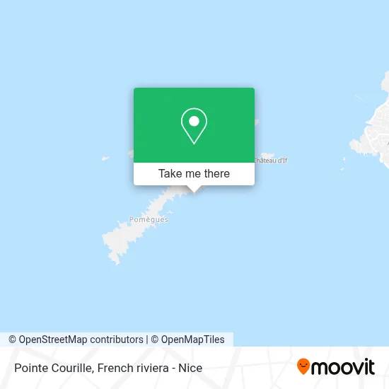 Pointe Courille map