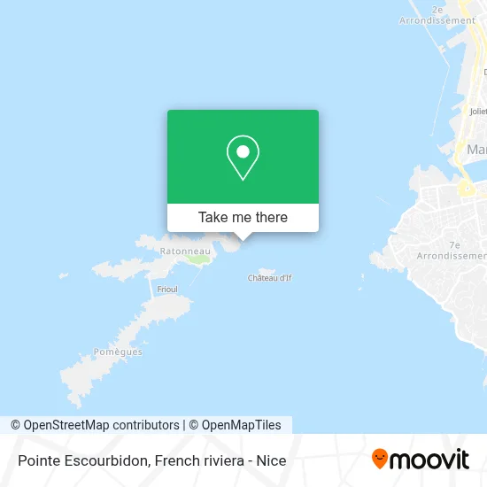 Pointe Escourbidon map