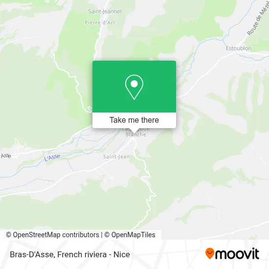 Bras-D'Asse map
