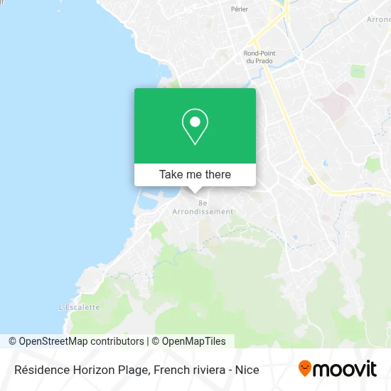 Résidence Horizon Plage map