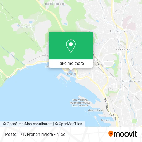 Poste 171 map