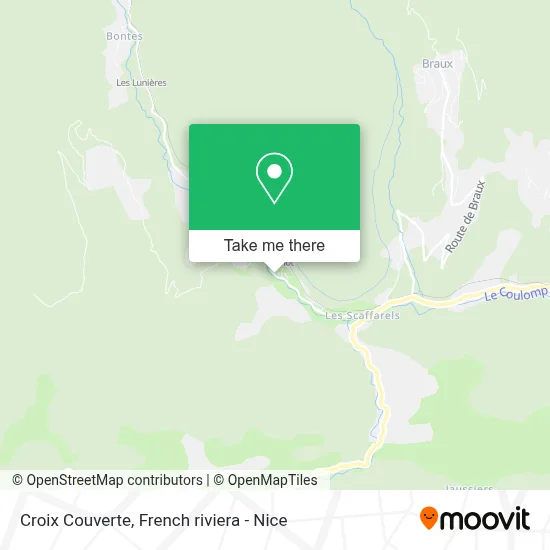 Croix Couverte map