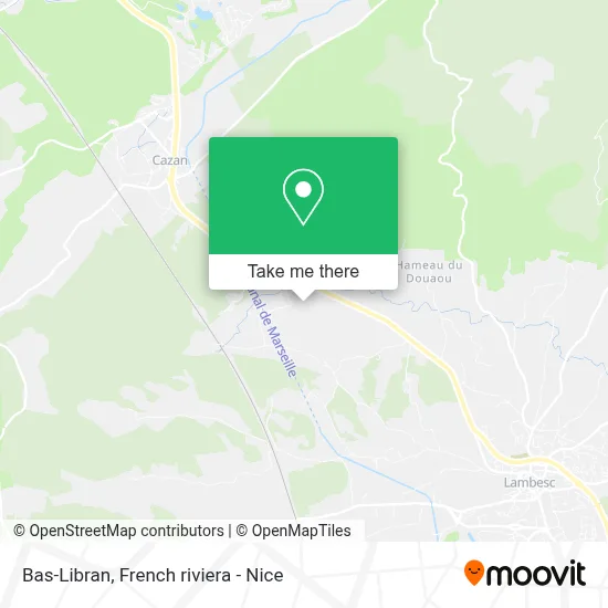 Bas-Libran map