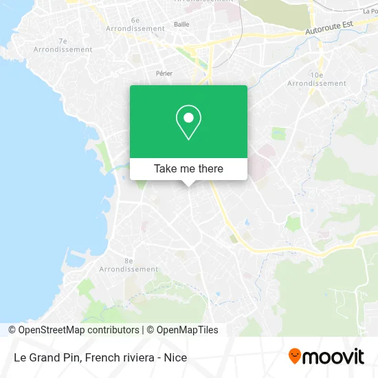 Le Grand Pin map