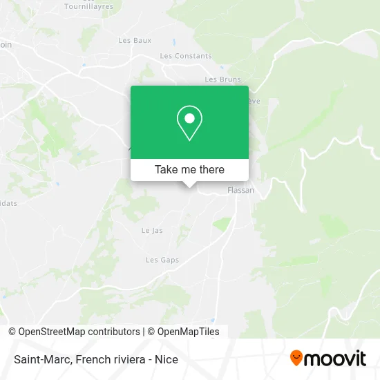 Saint-Marc map