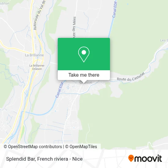 Splendid Bar map