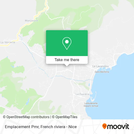 Emplacement Pmr map