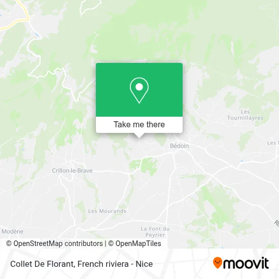 Collet De Florant map