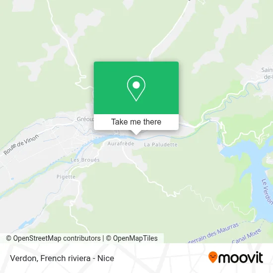 Verdon map