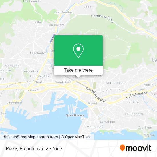 Pizza map