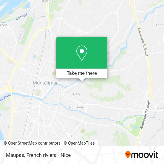 Maupas map