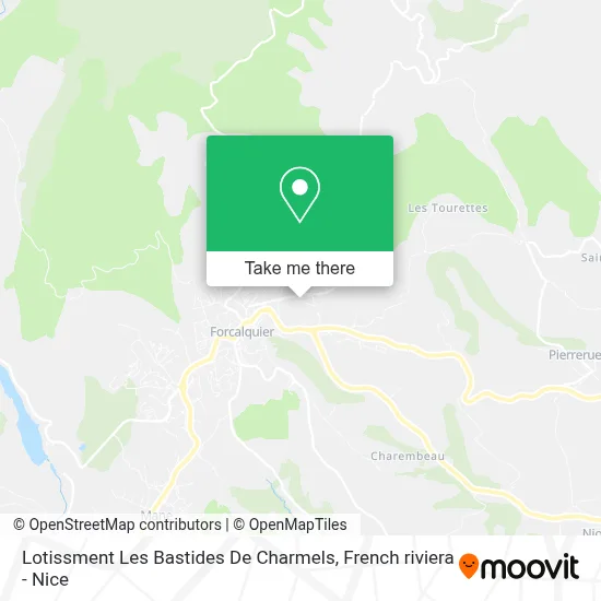 Lotissment Les Bastides De Charmels map