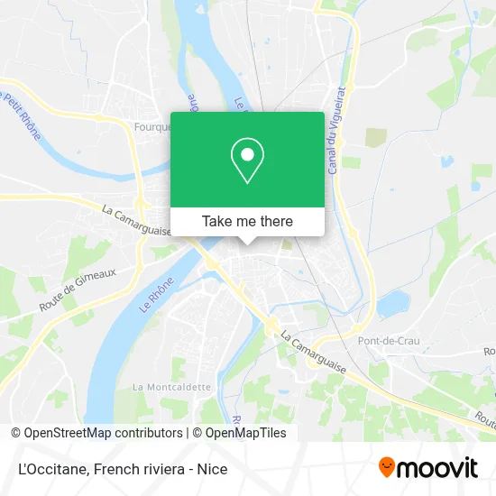 L'Occitane map
