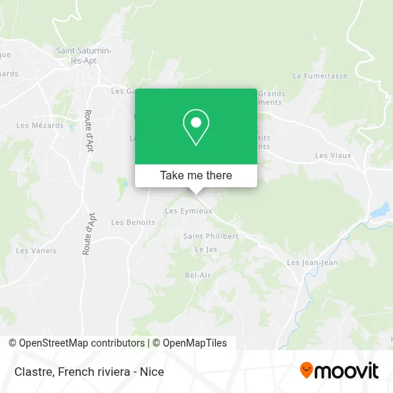 Clastre map