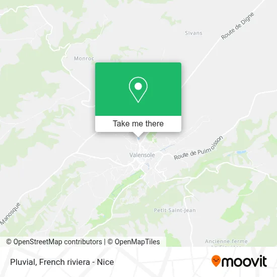 Pluvial map