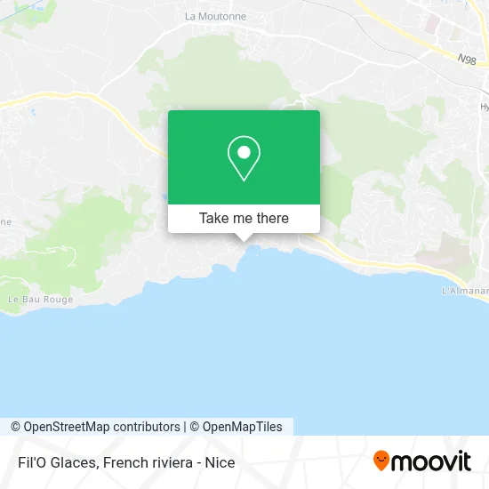 Fil'O Glaces map